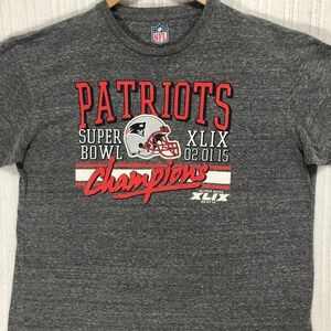New England Patriots Super Bowl XLIX Champions Graphic T-Shirt Men's‎ Size XXL